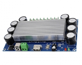DC 12V-18V TDA7388 Bluetooth AUX USB Digital Amplifier Module Stereo 50Wx4 Output 4ohm 4-Channel Power Amplifier